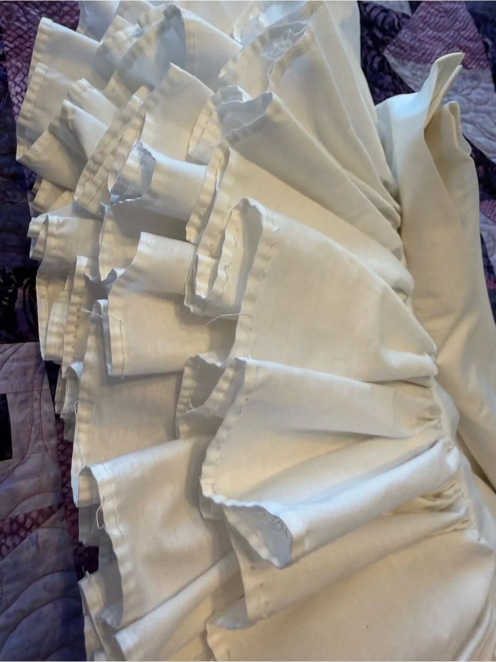 Neutral white Window Valance
